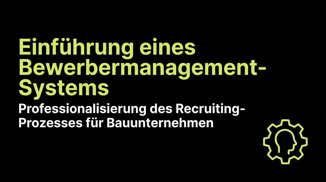 Einführung eines Bewerbermanagement-Systems
