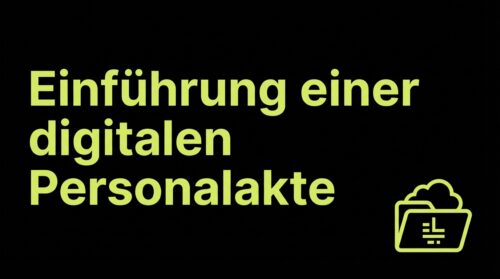 Einführung einer digitalen Personalakte